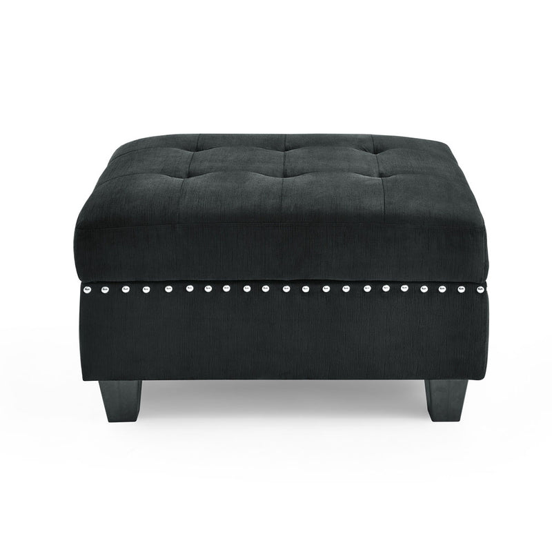 L-Shape Modular Sectional Sofa Couch Ottoman