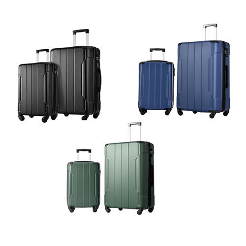 Expandable Suitcase w/ TSA Lock & Spinner Wheels 2pc