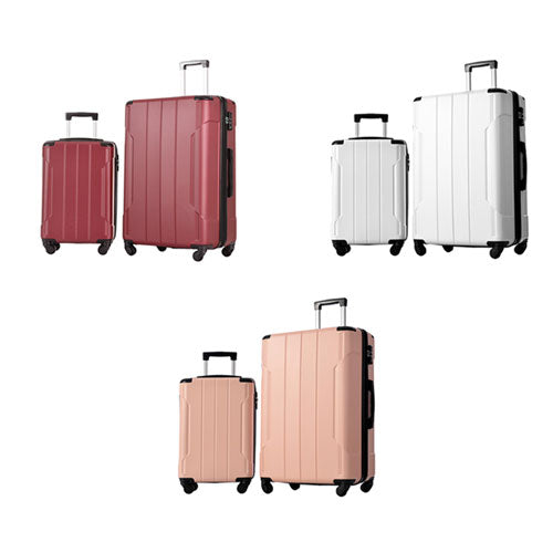 Expandable Suitcase w/ TSA Lock & Spinner Wheels 2pc