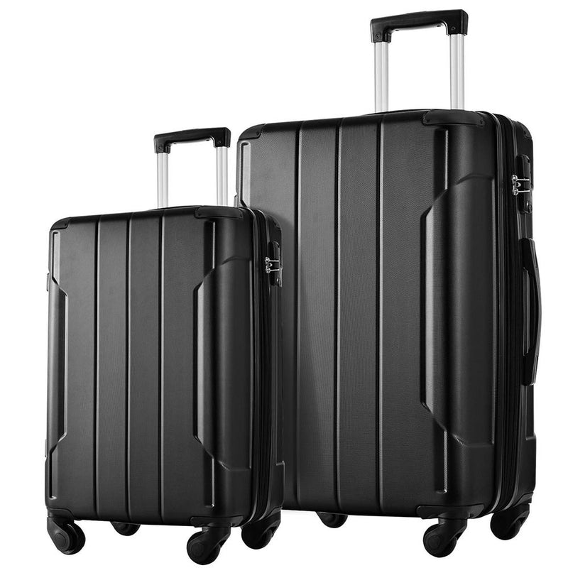 Expandable Suitcase w/ TSA Lock & Spinner Wheels 2pc