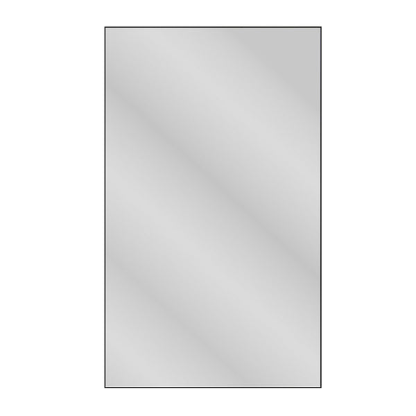 Oversized Rectangle Mirror with Silver Frame