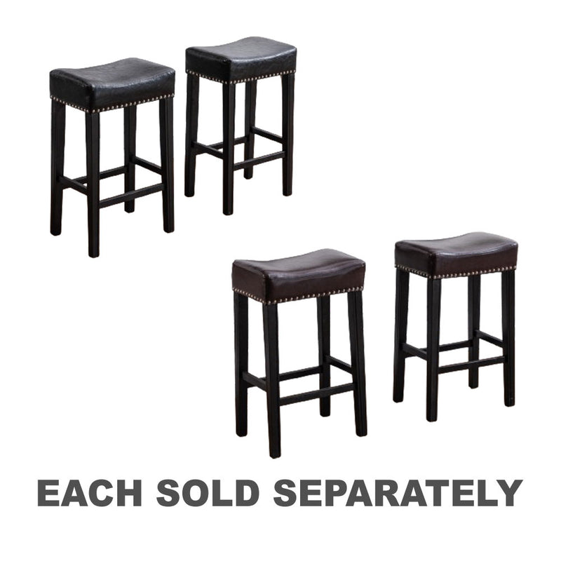 Backless Kitchen Counter Soft Sitting Stool 29" 2pcs