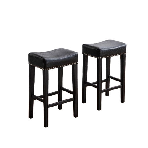 Backless Kitchen Counter Soft Sitting Stool 29" 2pcs