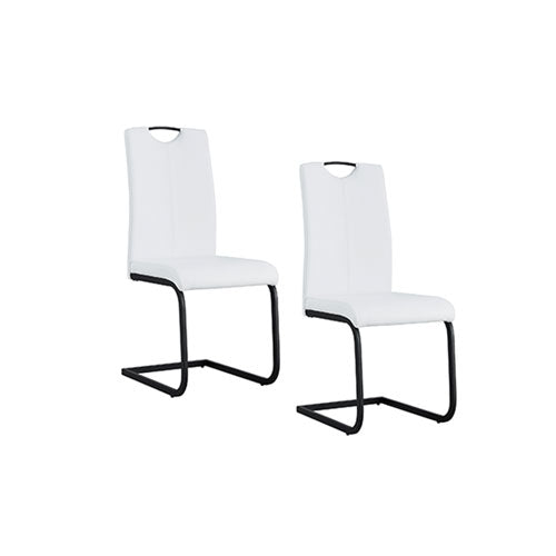 Modern Design Dining Kitchen Chair w/ Metal Legs 2pcs