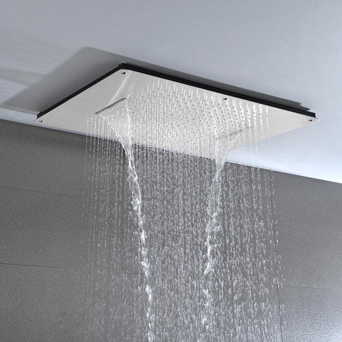 High Pressure Rain Shower Head (Brushed Nickel)