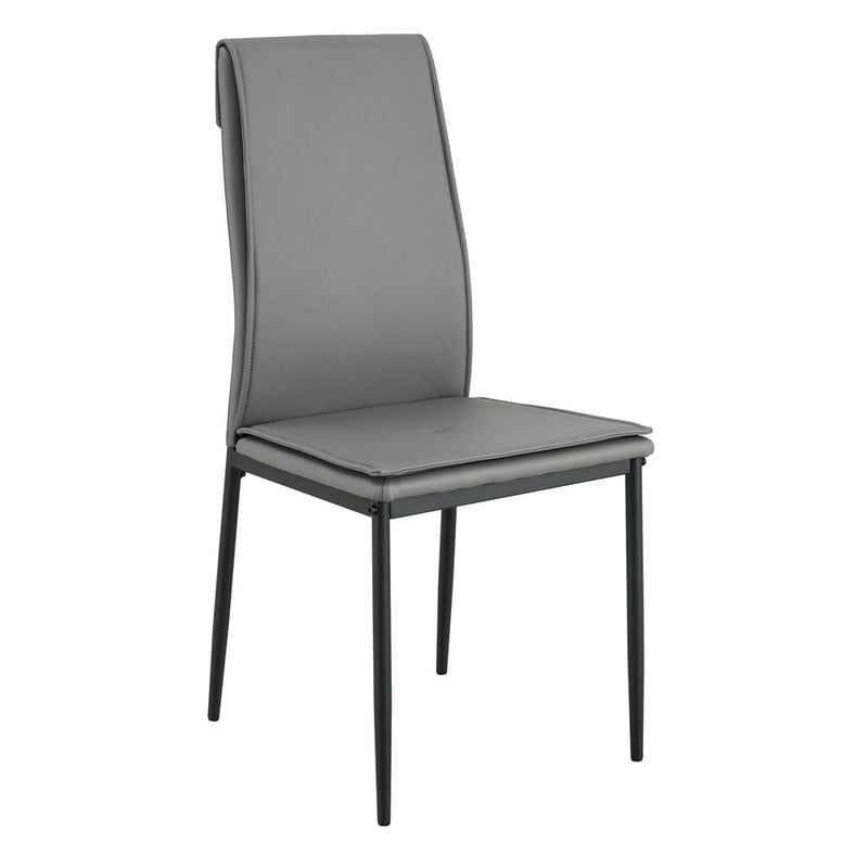 Modern Kitchen Dining Chairs with Metal Legs 4pcs