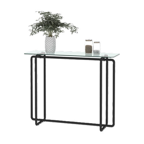 Elegant Single Layered Glass Console Table