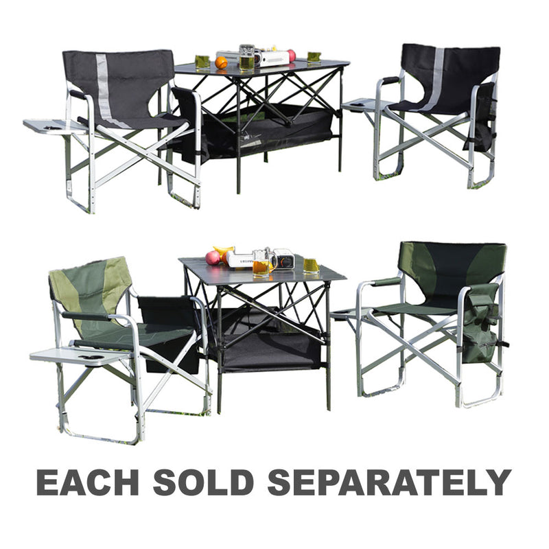 Folding Outdoor Table & Chairs Set (Set of 3)