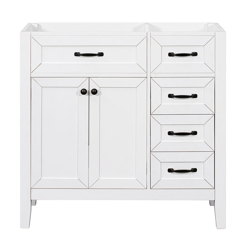 Bathroom Vanity Base without Sink (White)