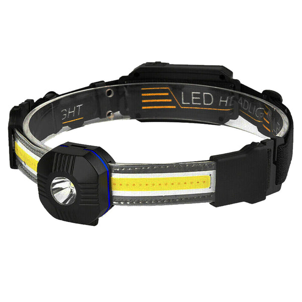 LED COB Portable Headlamp Waterproof Torch Light