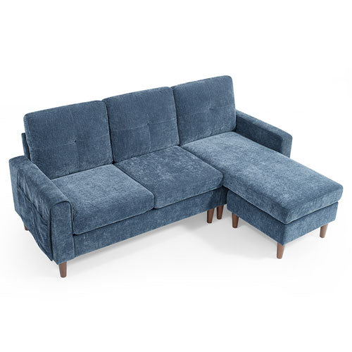 L-shape Sectional Sofa w/ Removable Cushions & Pocket