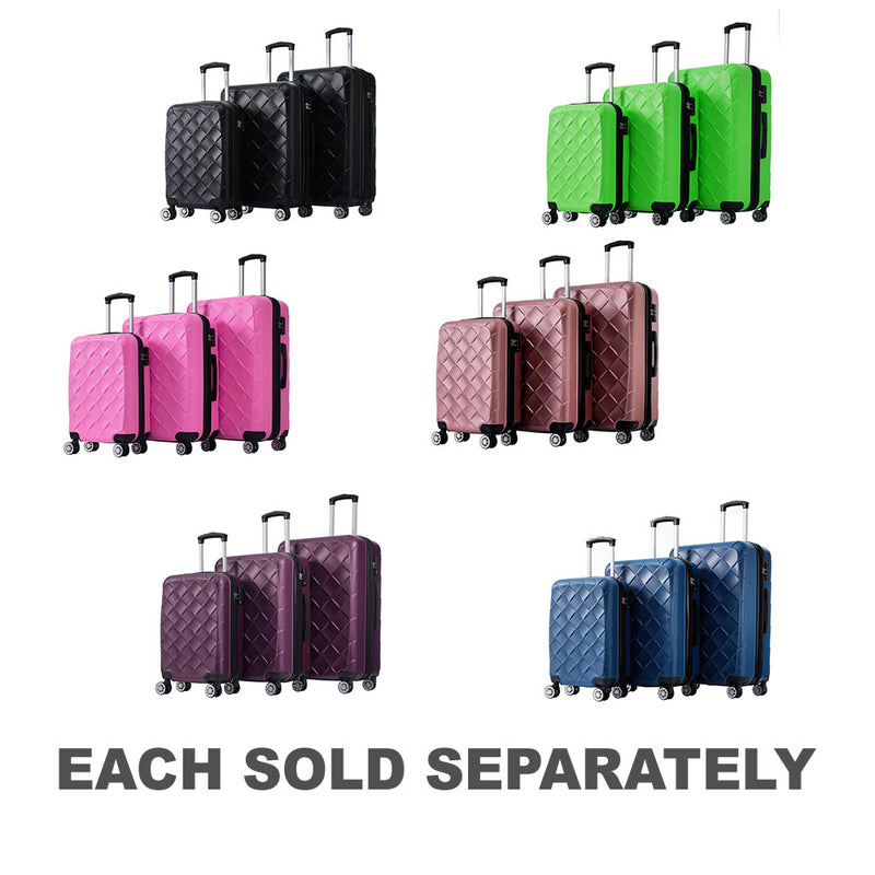 Suitcase with TSA Lock & Spinner Wheels (Set of 3)