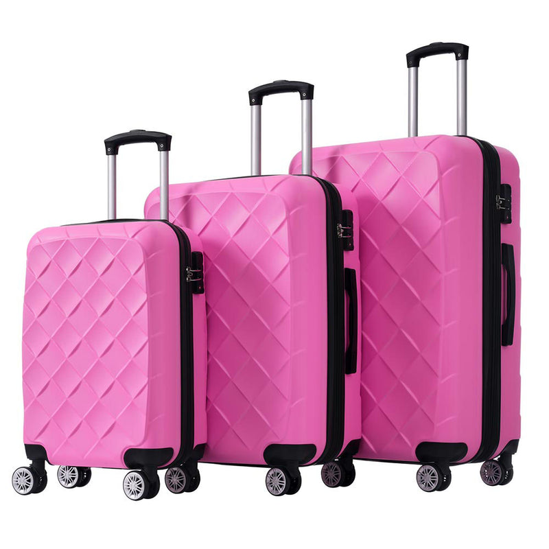 Suitcase with TSA Lock & Spinner Wheels (Set of 3)