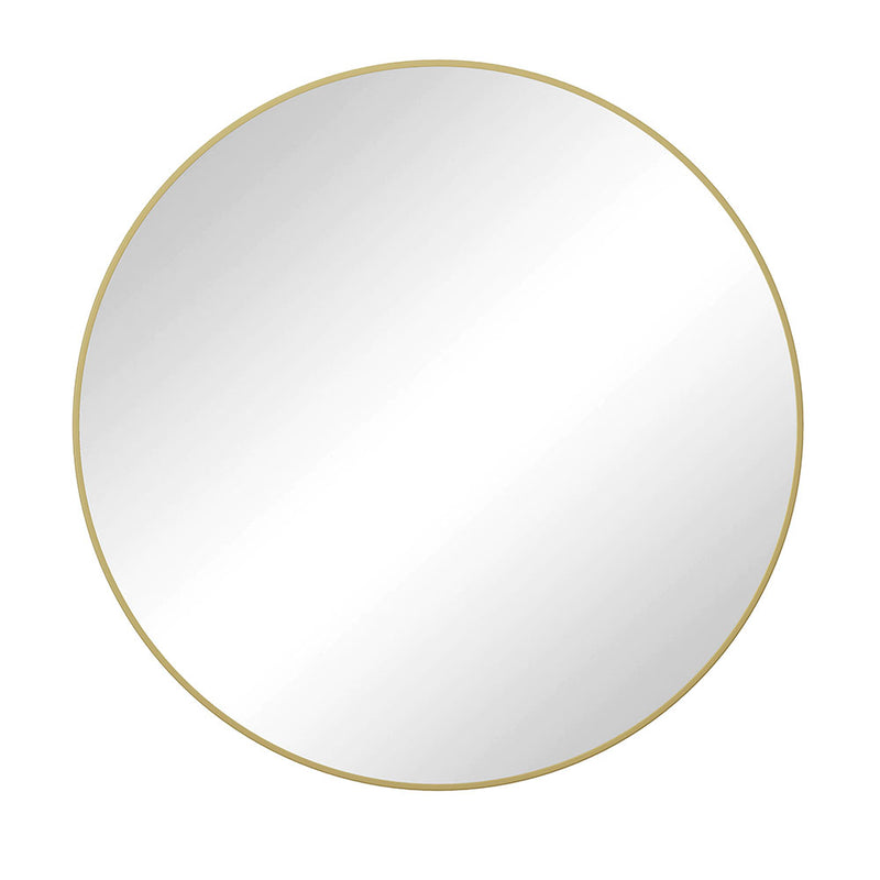 48-Inch Oversized Round Metal Framed Mirror