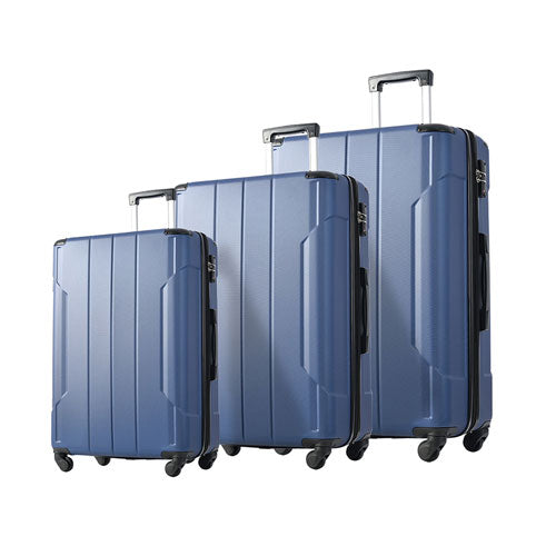 Expandable Spinner Suitcase with Corner Guards 3pcs