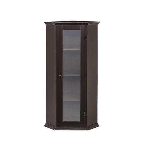 Corner Cabinet with Glass Door