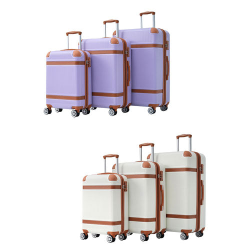 3-Piece Hard-shell Luggage Sets with TSA Lock