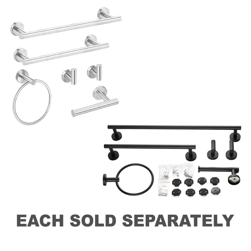 6-Piece Stainless Steel Towel Rack Set