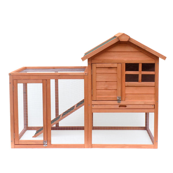 Rabbit Hutch Indoor Cage (Light Brown)