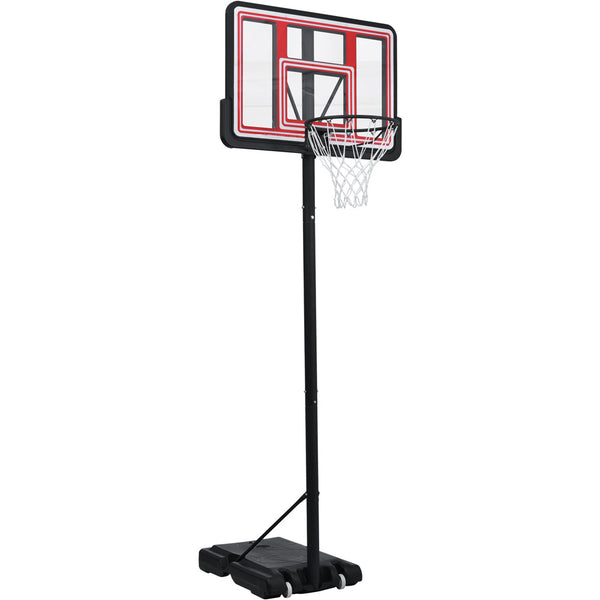 Portable Basketball System with Wheels & Stable Base