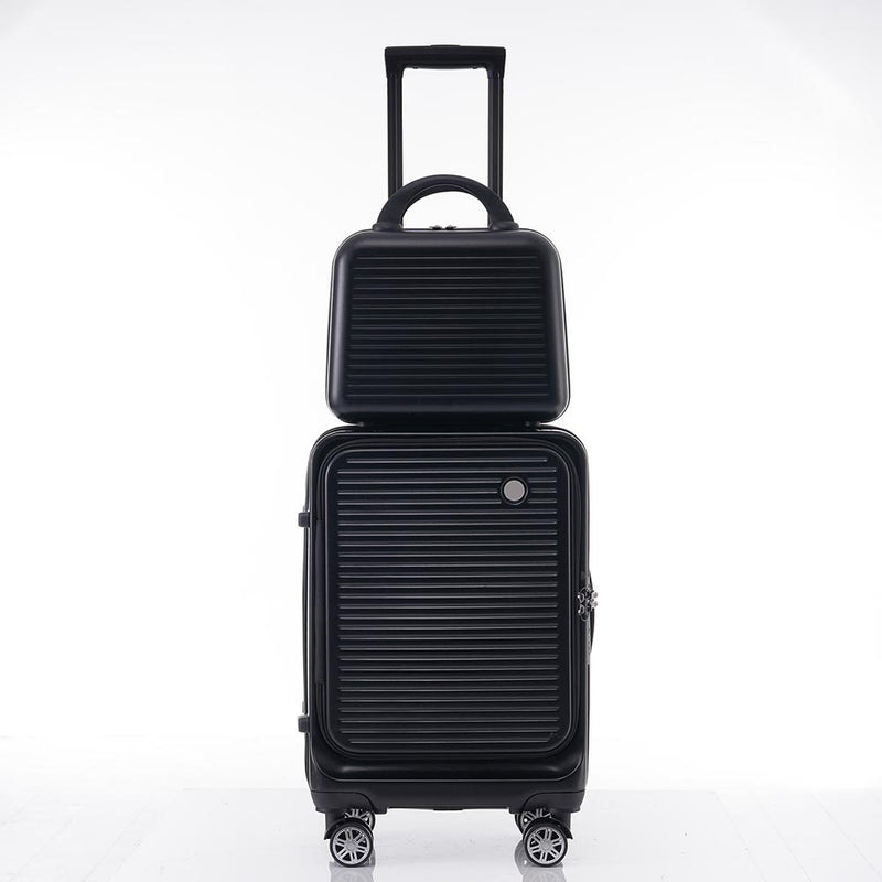 Carry-on Luggage w/ Front Pocket & USB Port 20"