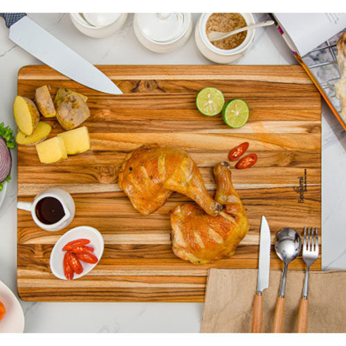 Teak Cutting Board Set