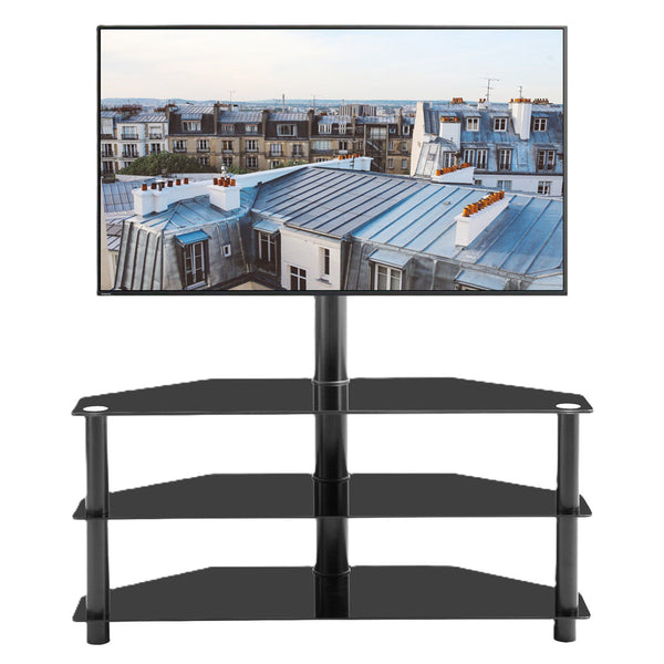 3-Tier Multi-functional TV Stand (Black)