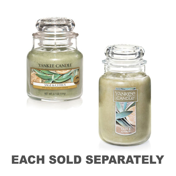 Yankee Classic Sage & Citrus Candle Jar