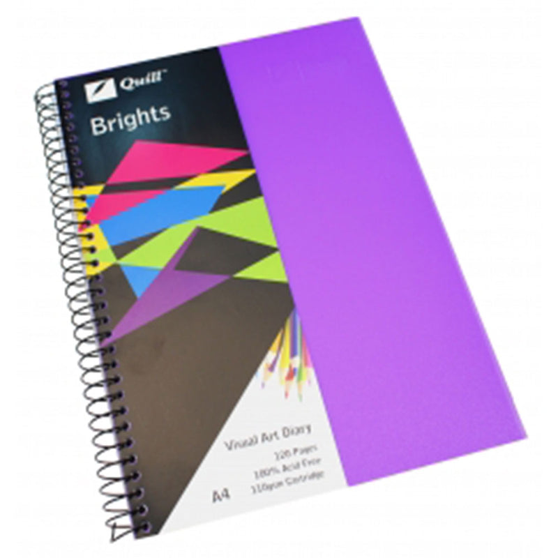 Quill Brights A4 Diario de arte visual de 60 hojas