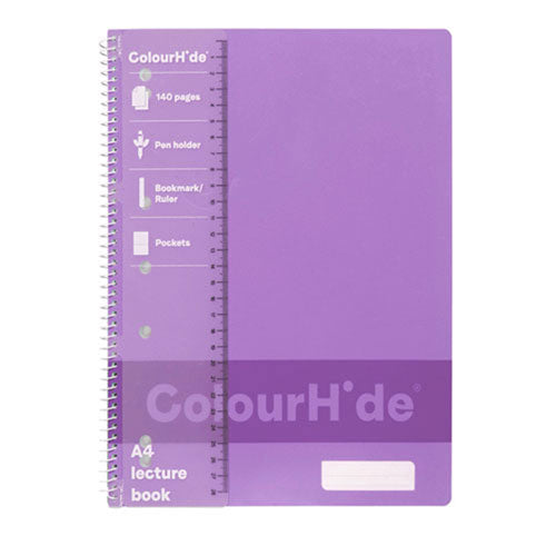 Colourhide A4 Lecture Notebook 140pg