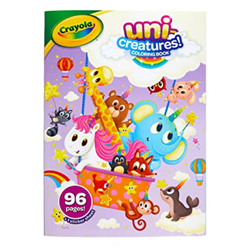 Crayola Uni Creatures Colouring Book 96 pages