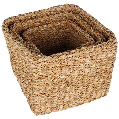 Scarborough Seagrass Mini Cylinder Set of 3 (26x26x20cm)