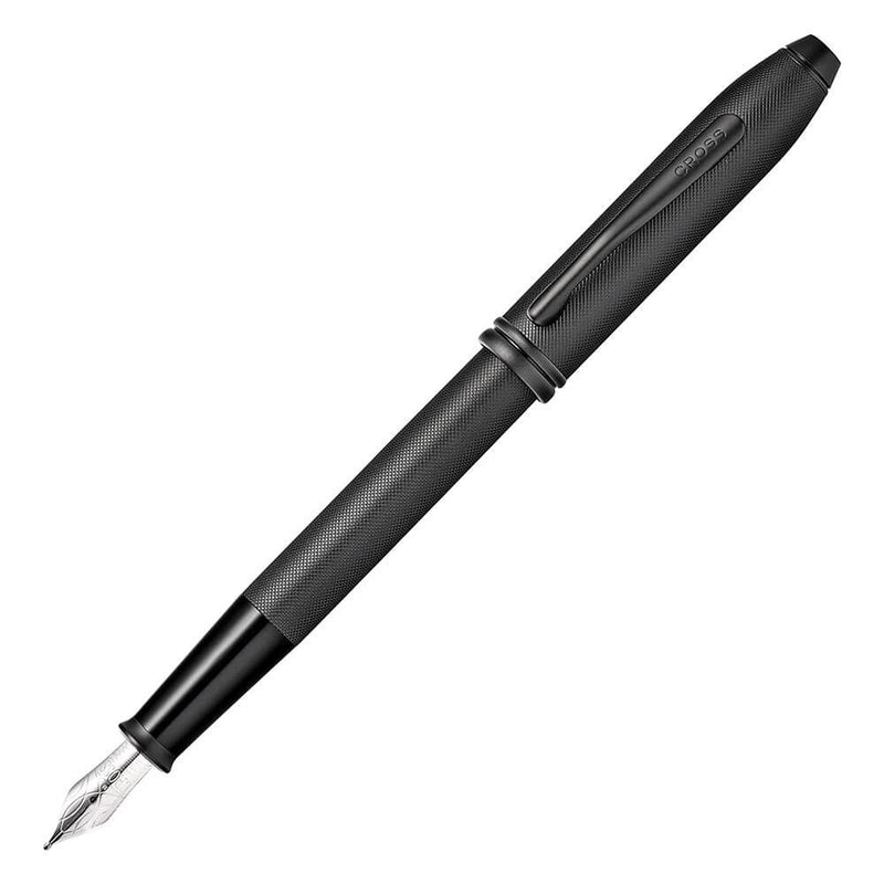  Pluma estilográfica Townsend en negro microknurl y negro mate