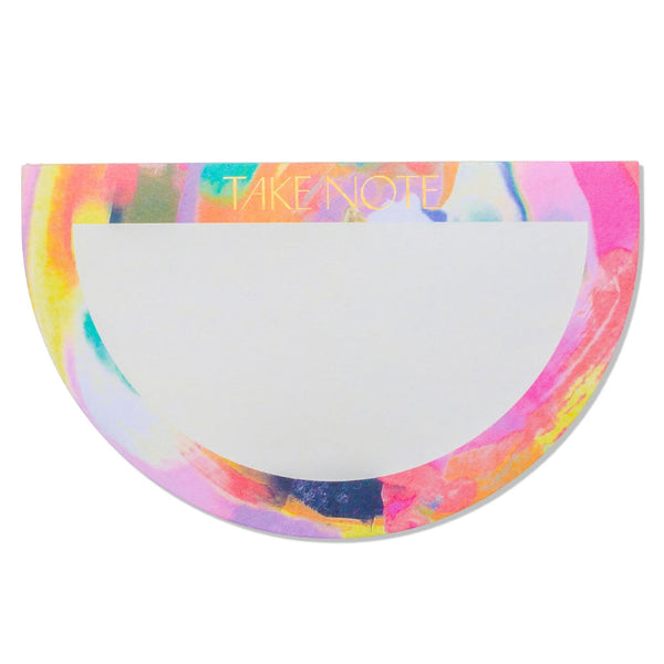 Half Moon Rainbow Notepad