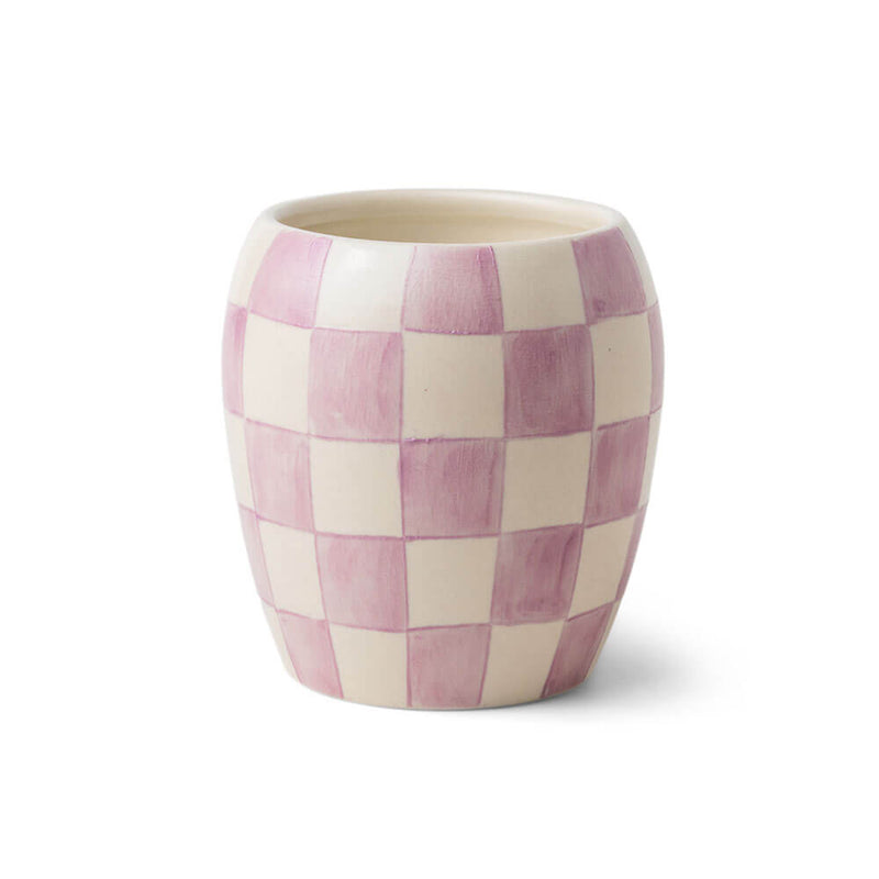  Recipiente de porcelana a cuadros Checkmate 11oz