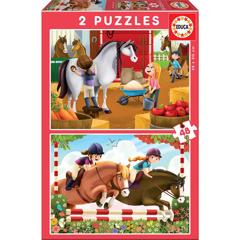 Educa Colección Puzzle 2 juegos de 48pzs