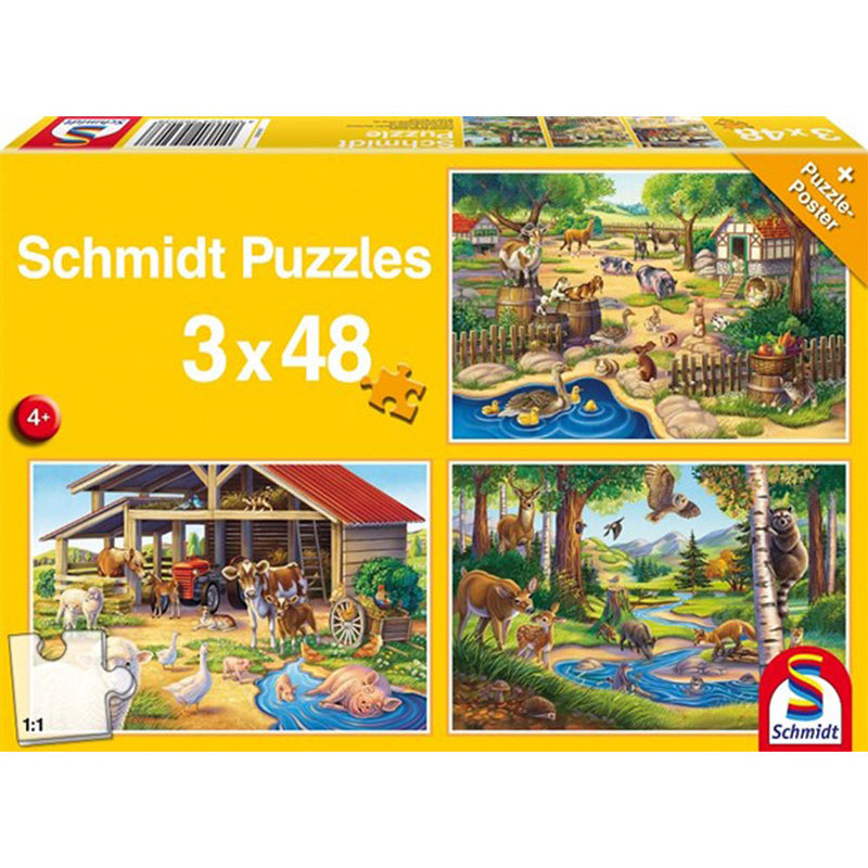  Puzzle Schmidt 3x48pzs