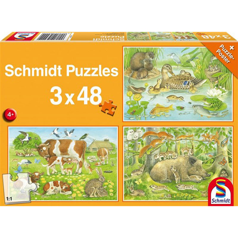  Puzzle Schmidt 3x48pzs