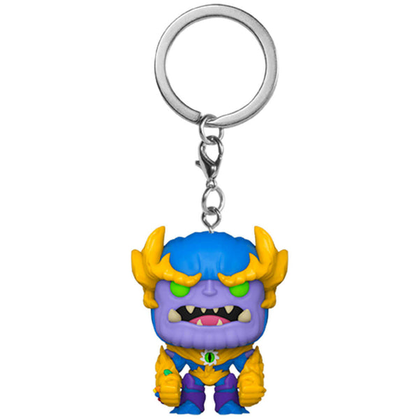 Marvel Mech Strike Monster Hunters Thanos Pop! Keychain