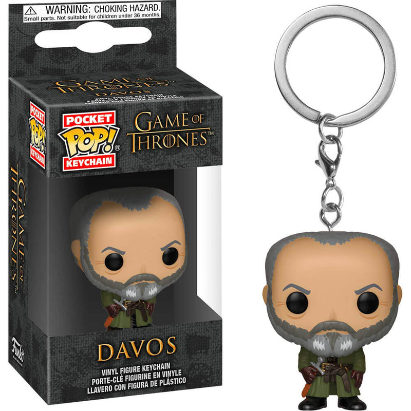 Game of Thrones Davos Pocket Pop! Keychain