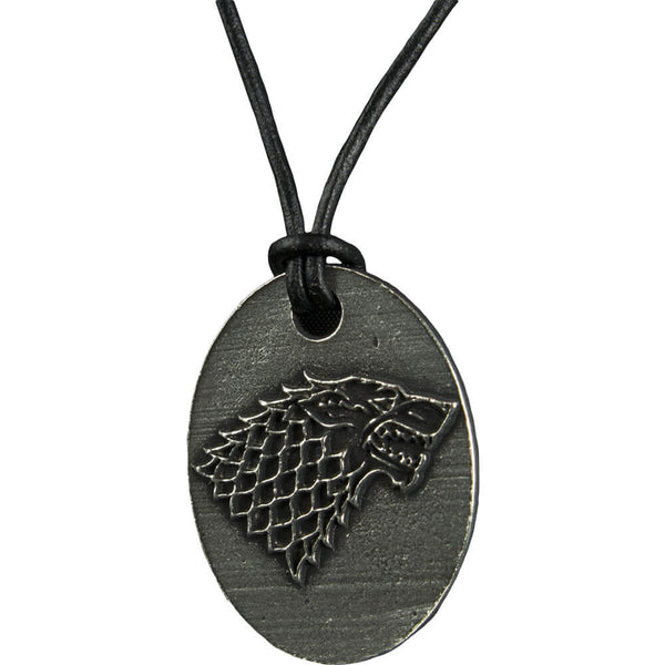 Game of Thrones Stark Oval Pendant