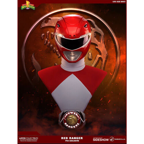 Power Rangers Red Ranger Life Sized Bust PCS Exclusive