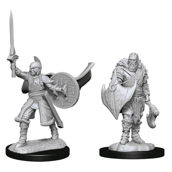 Magic the Gathering Unpainted Miniatures: Human Berserkers