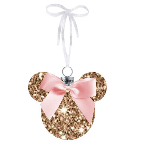 Disney Minnie Christmas Glitter Bauble (Boxed)