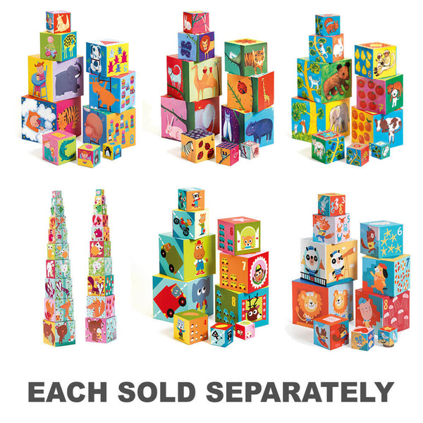 Djeco Stackable Blocks 10pcs