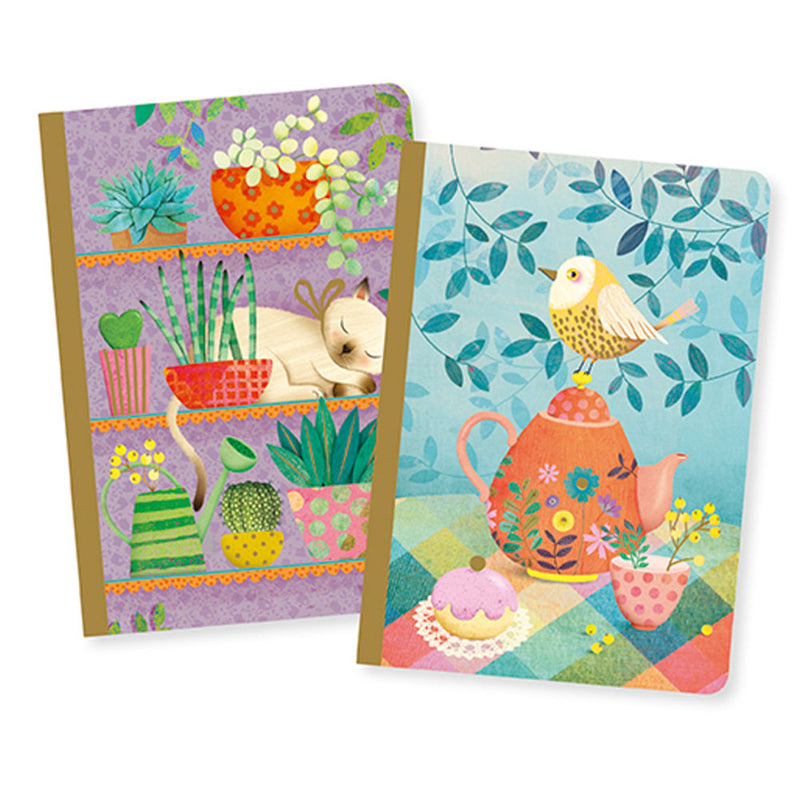  Cuadernos Pequeños Djeco (Set de 2)