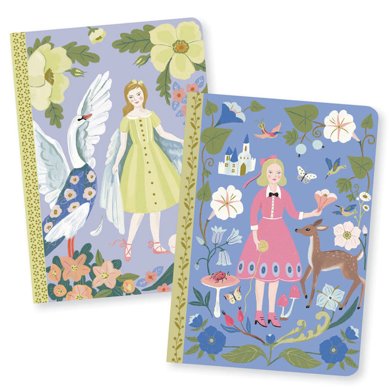  Cuadernos Pequeños Djeco (Set de 2)