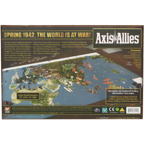 Axis & Allies 1942 2nd Edition Board Game