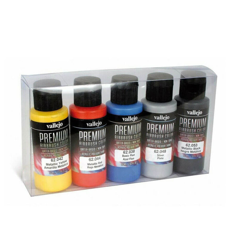  Juego de 5 pinturas de color premium Vallejo