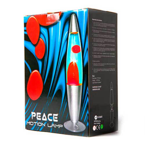 Black-Yellow-Blue Peace Motion Lamp